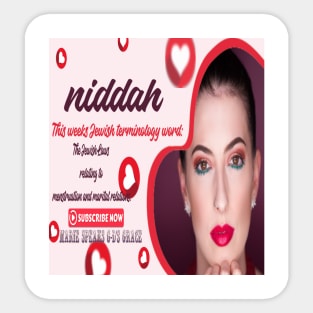 Niddah Sticker